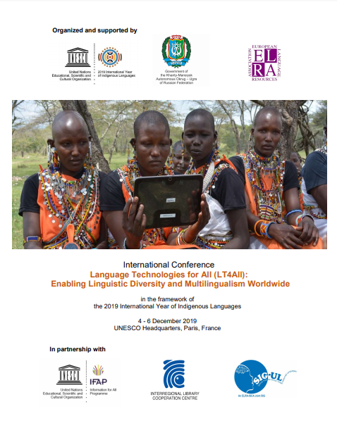 Международная конференция «Языковые технологии для всех: продвижение языкового разнообразия и многоязычия во всем мире» в Штаб-квартире ЮНЕСКО